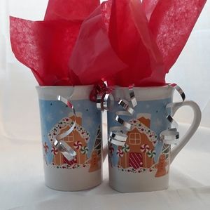 Gingerbread Holiday Mug Set